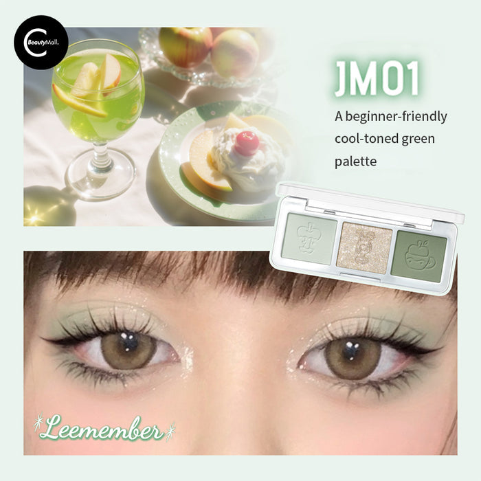 LEEMEMBER Petal Play Trio Eyeshadow detail