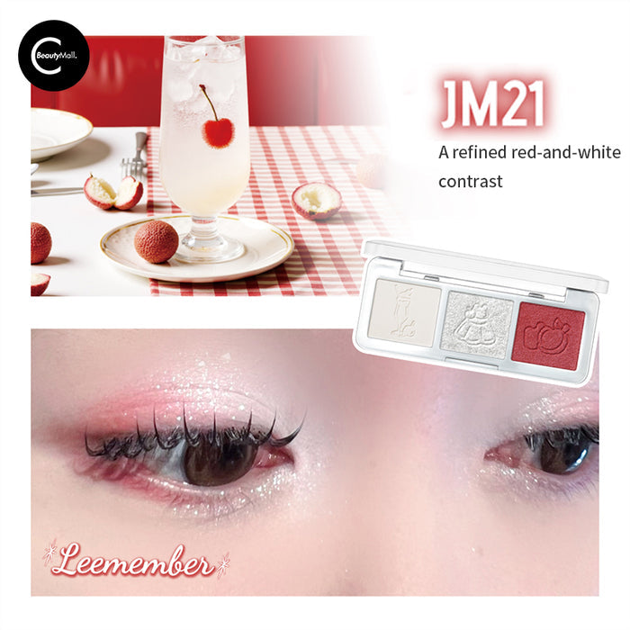 LEEMEMBER Petal Play Trio Eyeshadow detail