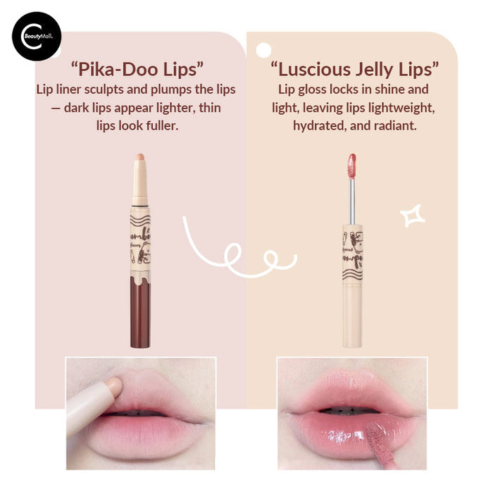 LEEMEMBER Pika Stick 2-in-1 Plumping Lip Liner & Gloss detail