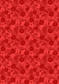 Lewis & Irene: Poppies - Poppy Shadow on Red
