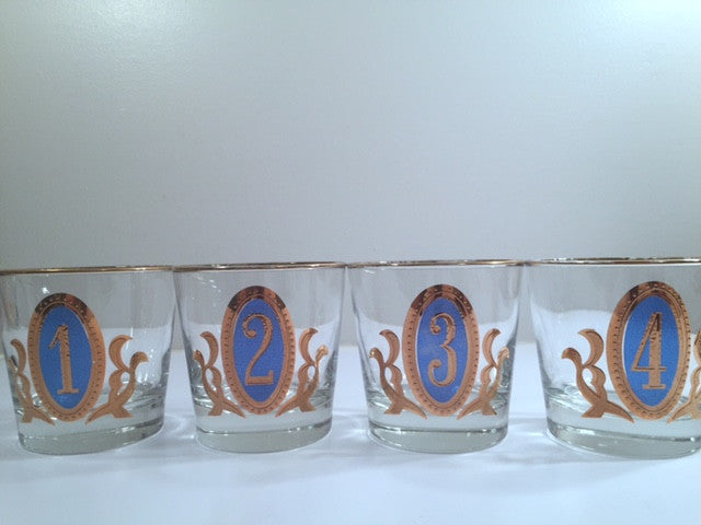 Libbey Mid-Century Crown Collection - Numero (Set of 8 Glasses)