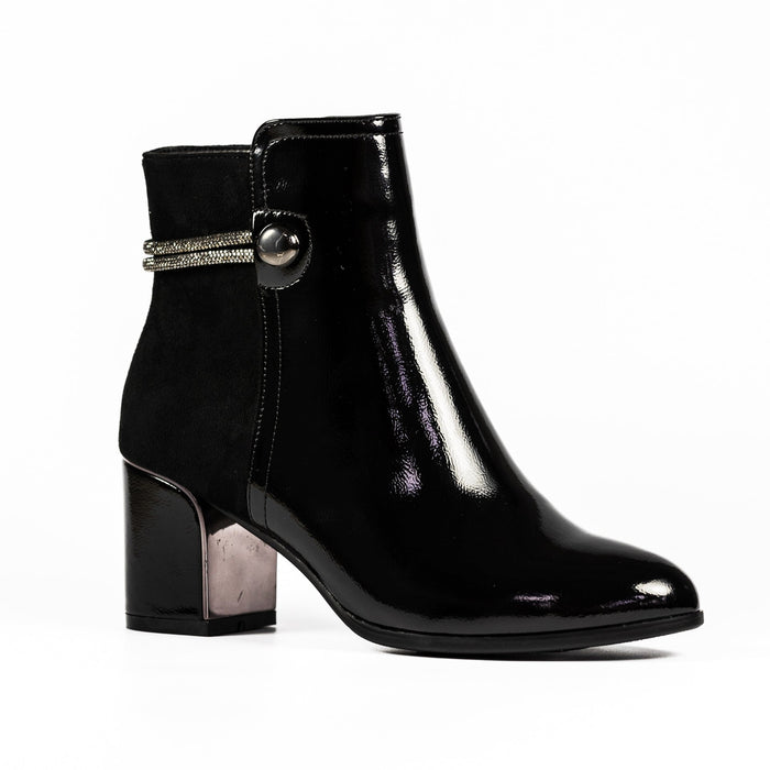 Lily Black Ankle Boot