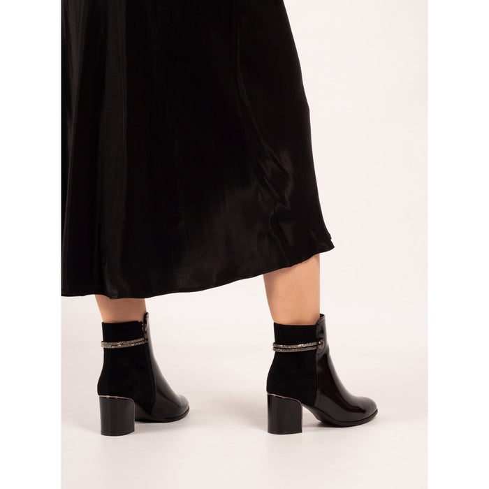 Lily Black Ankle Boot
