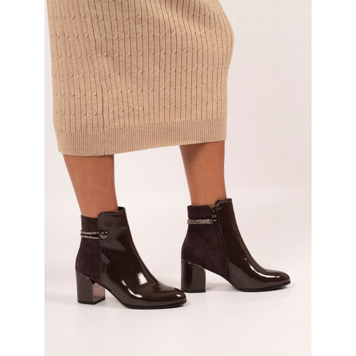 Lily Grey Ankle Boot