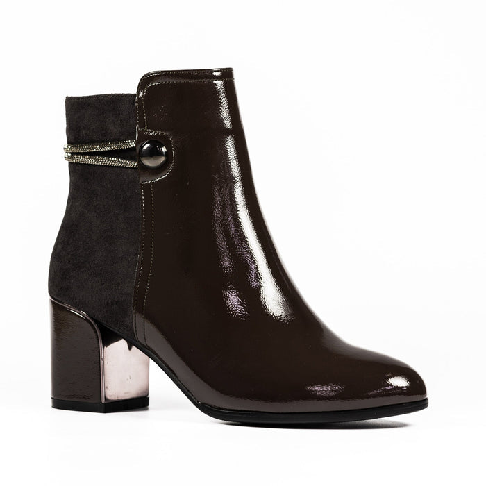 Lily Grey Ankle Boot