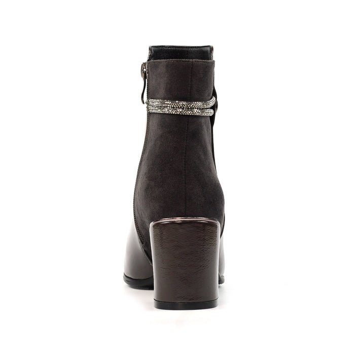 Lily Grey Ankle Boot