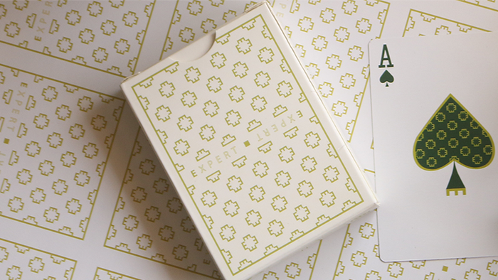 Limited Edition Expert At The Card Table (White) Playing Cards