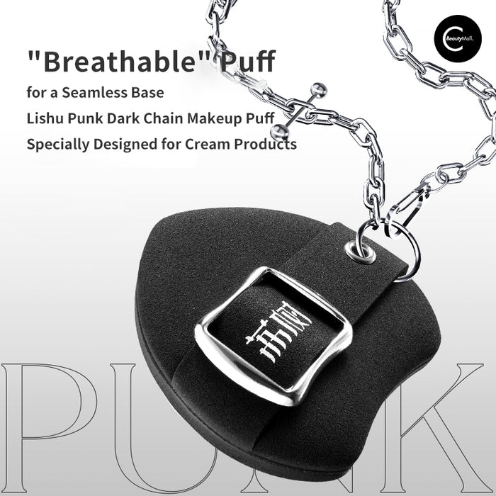 LISHU Punk Chain-Embossed Makeup Sponge style #Sponge