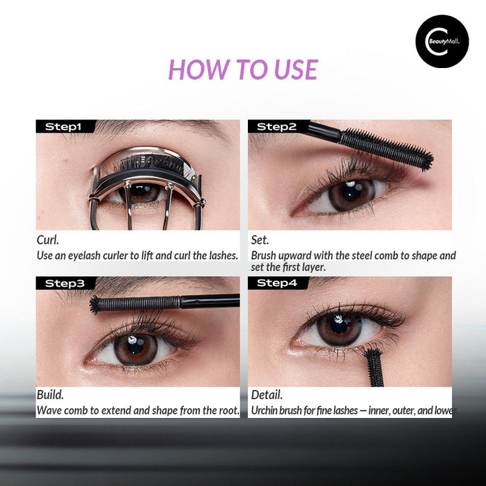 Little Ondine Black Fan Mascara detail