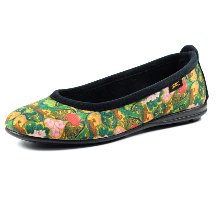 LLB Meribel Green Pump Slipper