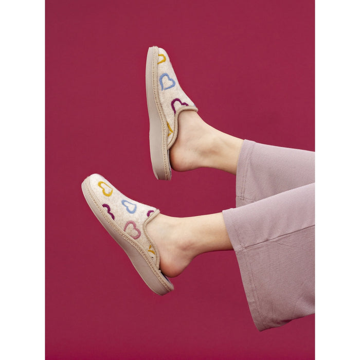 Love Beige Mule Slipper