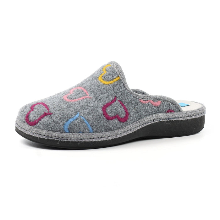 Love Grey Mule Slipper