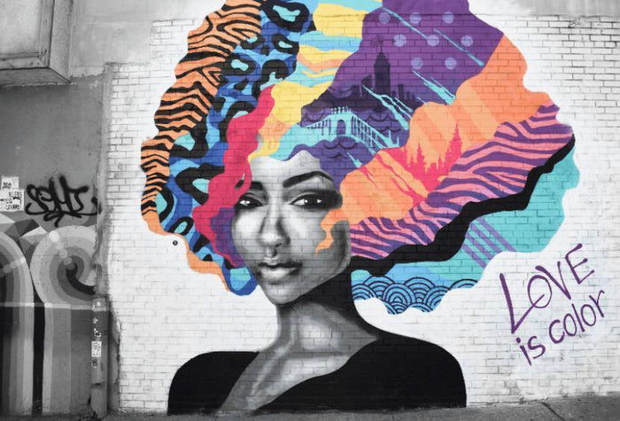 Love is Color Wall Mural-Wall Mural-Eazywallz