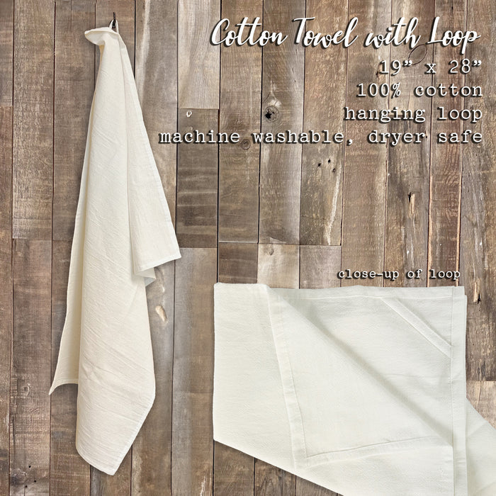 Love You Mom (Lemons) - Cotton Tea Towel