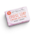 Paper Plane Lovers' Soap natural vegan bar on white background