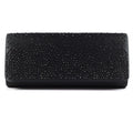 Lucia Black Satin Bag