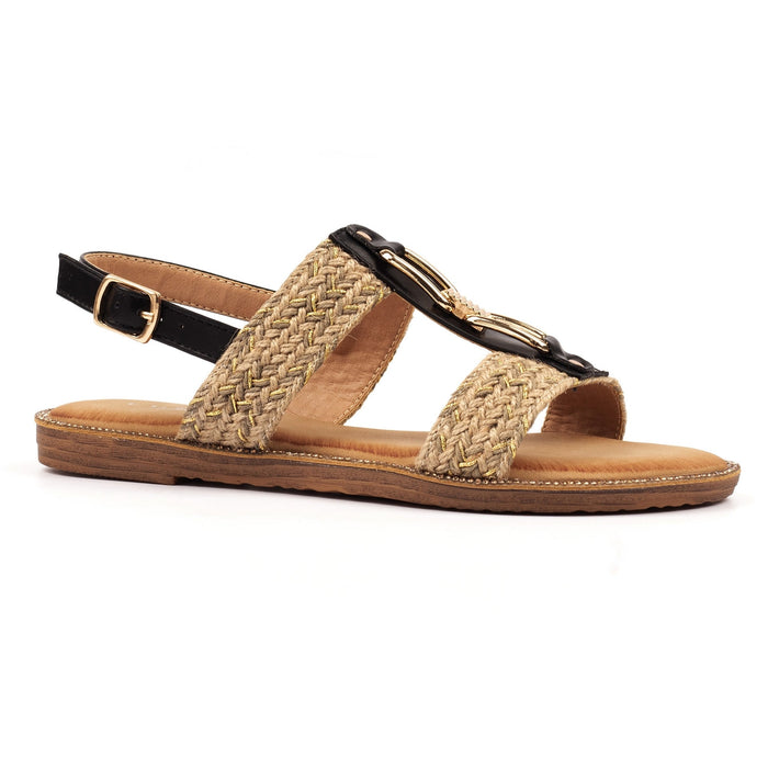 Lumi Black Sandal