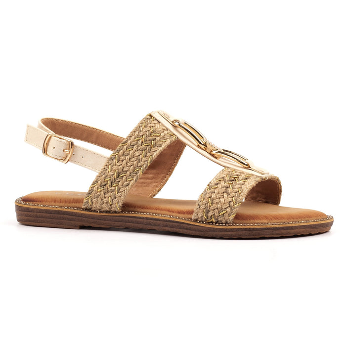 Lumi Cream  Sandal