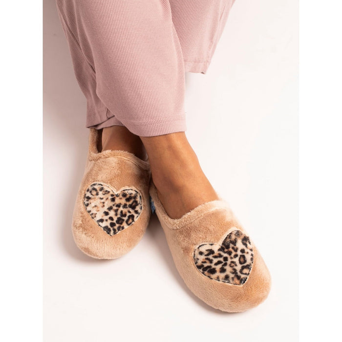 Lunar Buffy Beige Mule Slipper