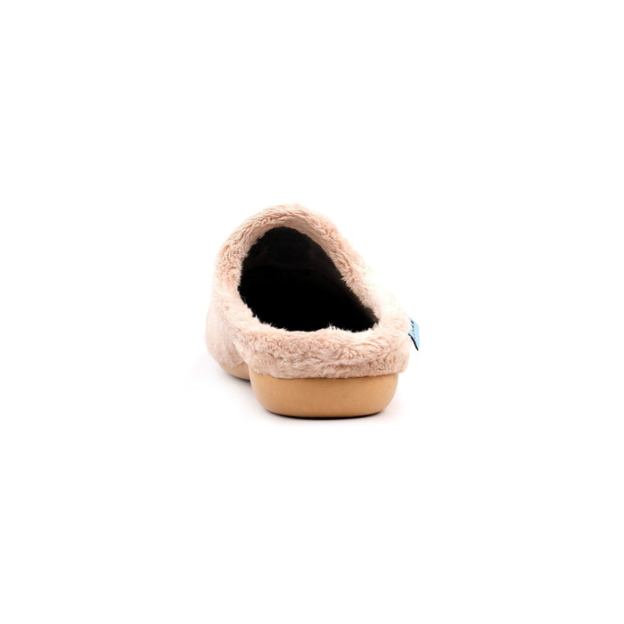 Lunar Buffy Beige Mule Slipper