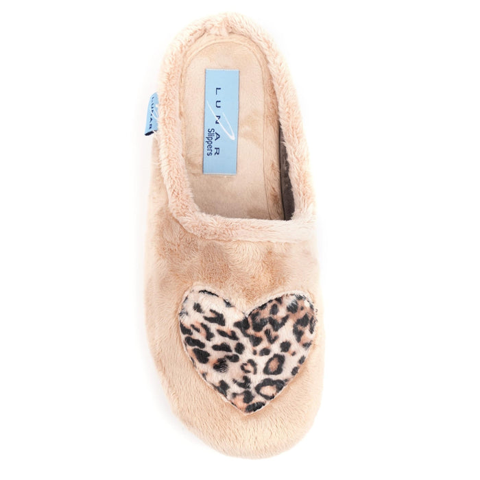 Lunar Buffy Beige Mule Slipper