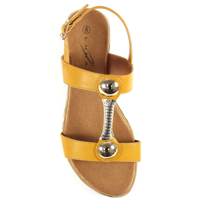 Lunar Renoir Mustard Sandal