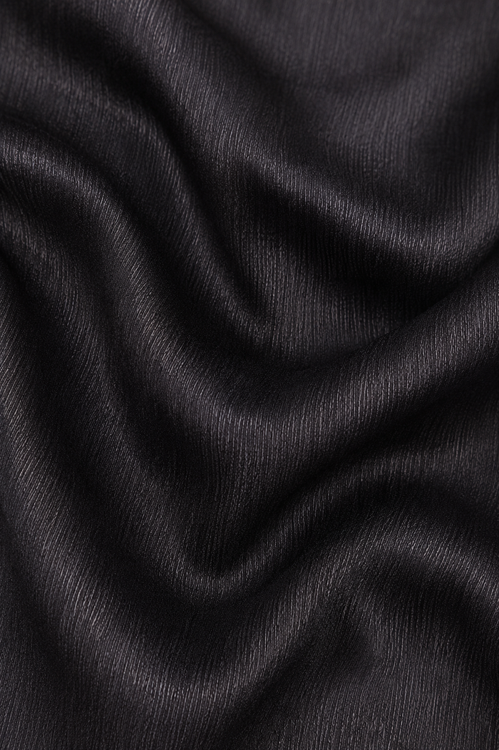 Luxe Sheen Rib Hijab – Black