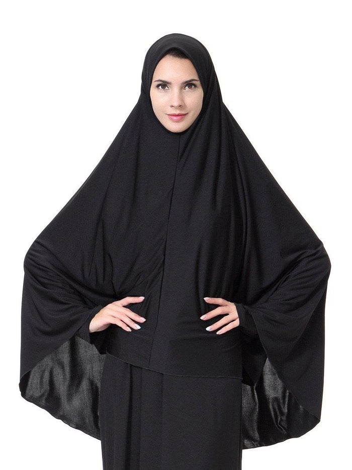 Lycra Black Jilbab - Divinity Collection