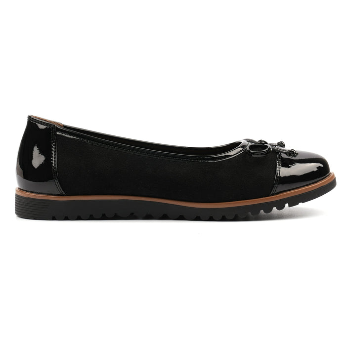 Lydia Black Patent Shoe