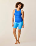 Lyra Rib Tank: Billie Blue - FINAL SALE