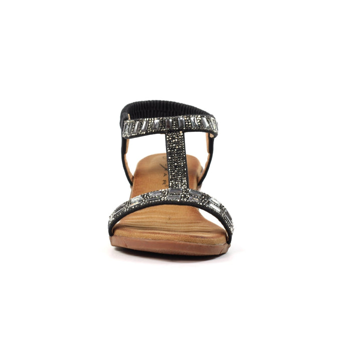 Macie Black Sandal