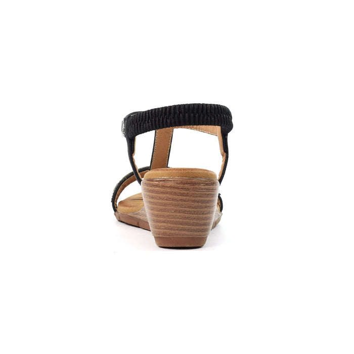 Macie Black Sandal