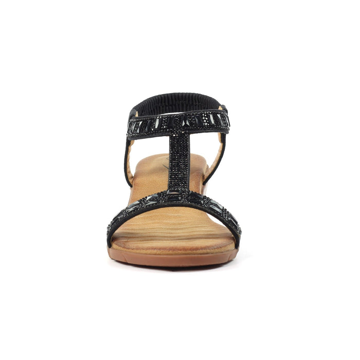 Macie Black/Black Sandal