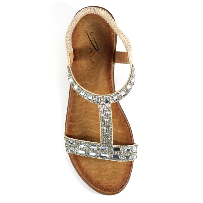 Macie Silver Wedge Sandal