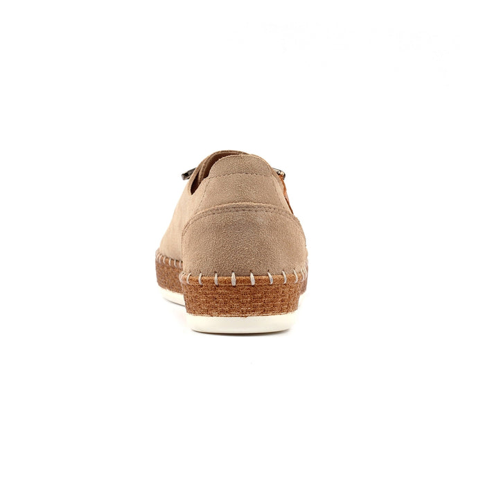 Maddison II Beige Suede Plimsoll