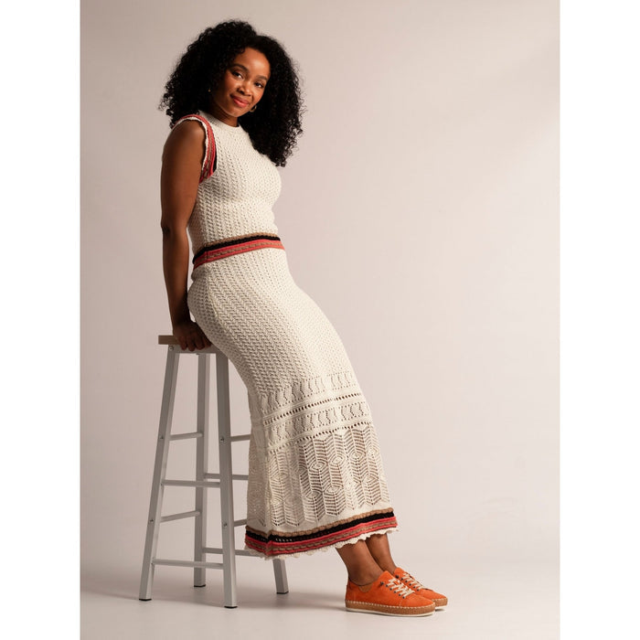 Maddison II Orange Suede Plimsoll