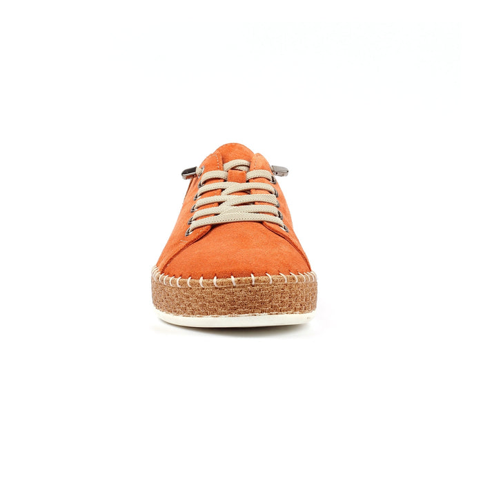 Maddison II Orange Suede Plimsoll