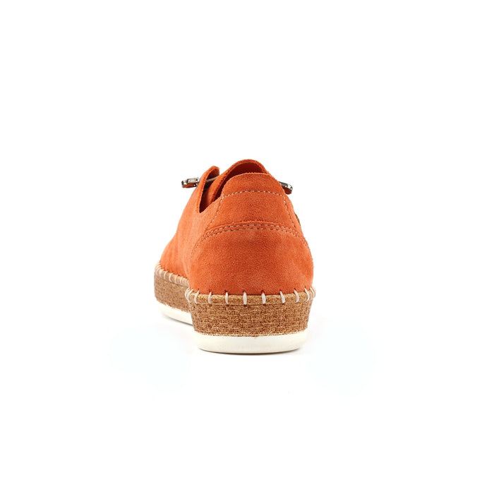 Maddison II Orange Suede Plimsoll
