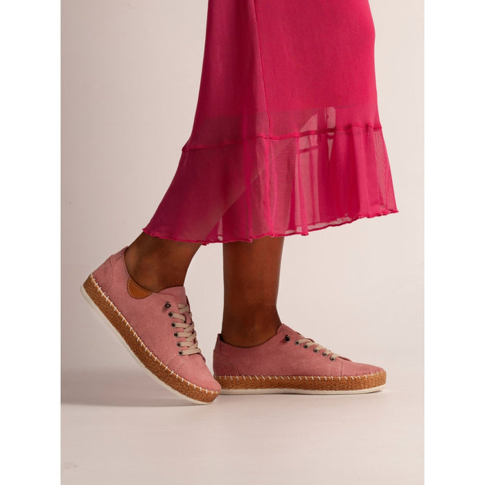 Maddison II Pink Suede Plimsoll