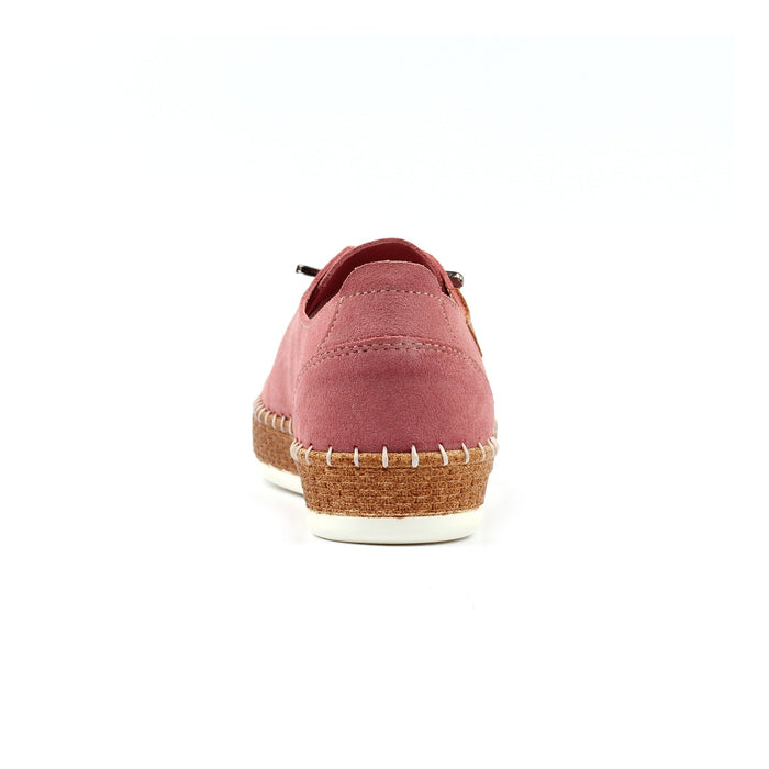 Maddison II Pink Suede Plimsoll