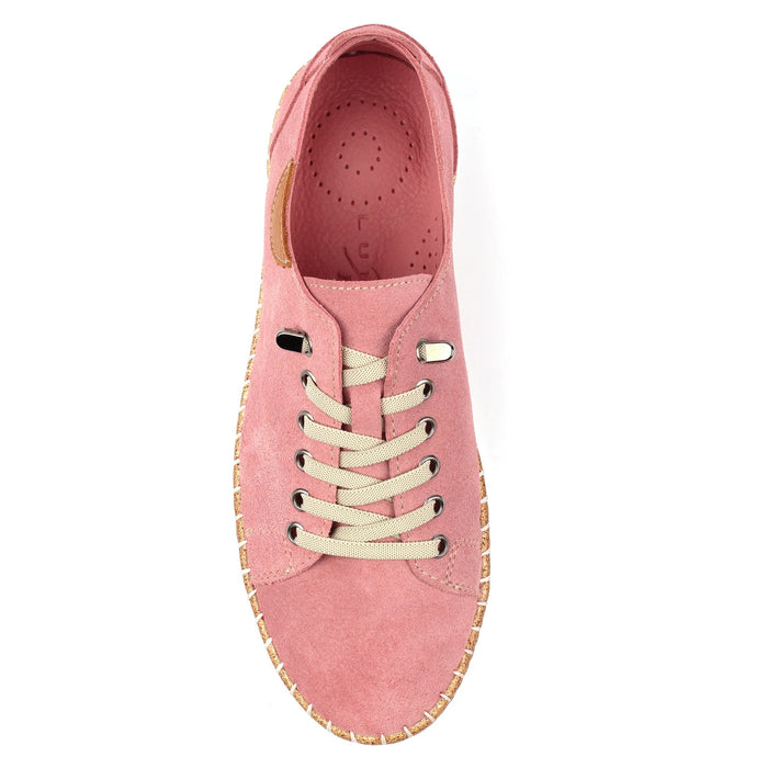 Maddison II Pink Suede Plimsoll