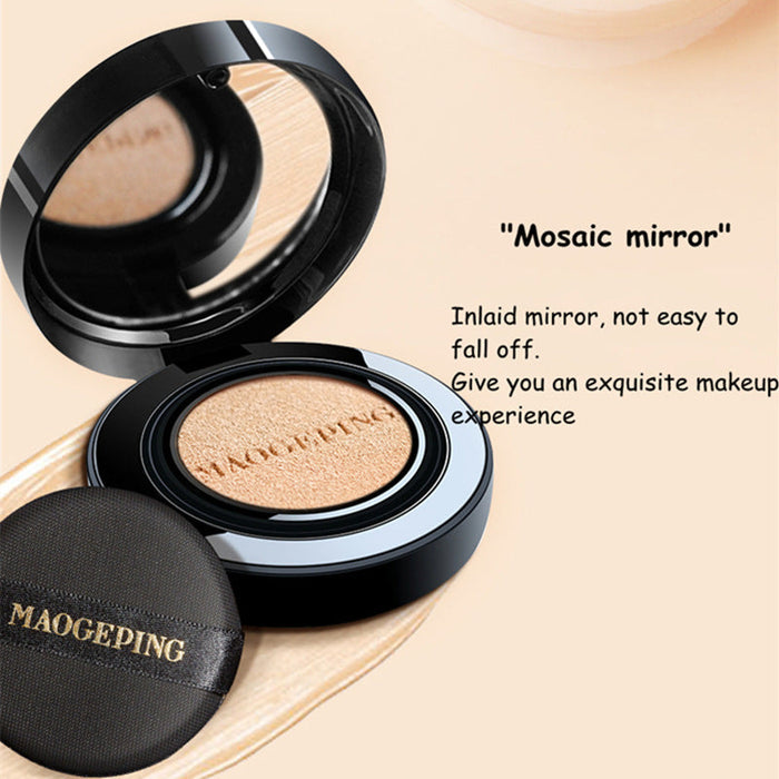 MAOGEPING Nourishing Air Cushion Foundation 802 FAIR AND YELLOWISH 14G (WITHREPLACEMENT CORE 14G)