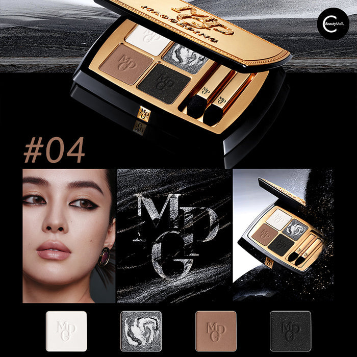 MAOGEPING Sculpting & Radiant Quad Eyeshadow Palette 04