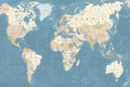Map of the world Wall Mural-Wall Mural-Eazywallz