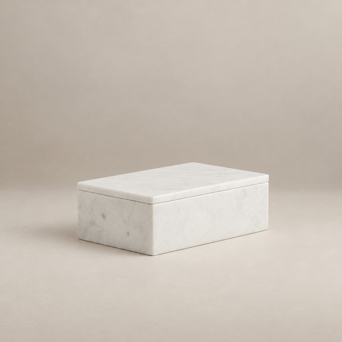 marblelous box large, white