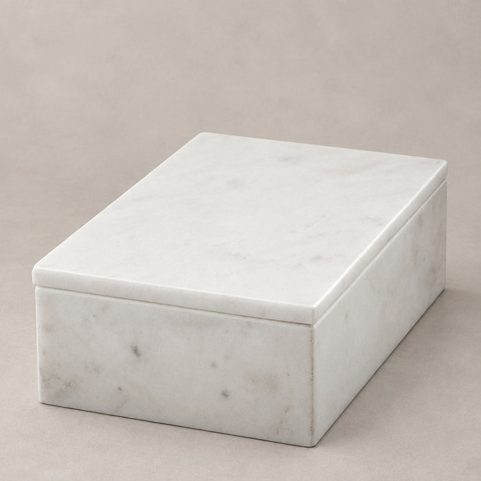 marblelous box large, white