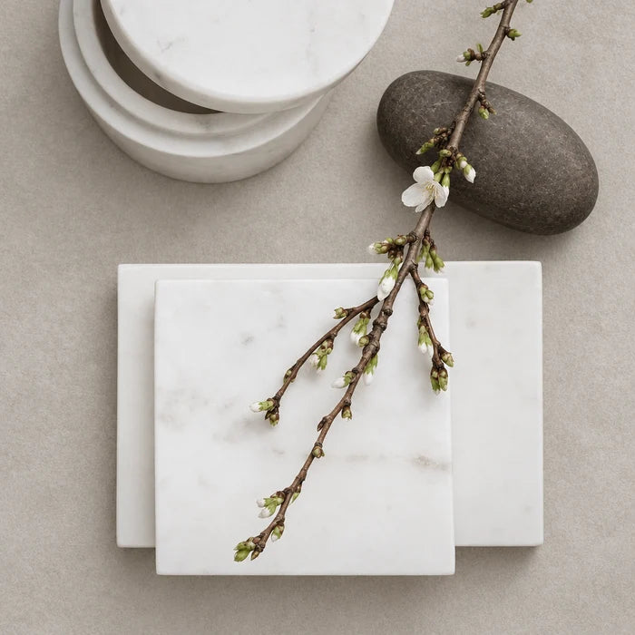 marblelous box small, white