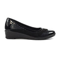 Marian Black Wedge Shoe