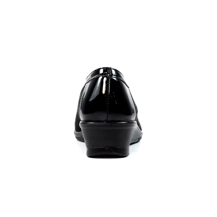 Marian Black Wedge Shoe