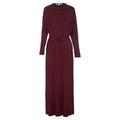 Maroon Batwing with Tie Waist Dress - Divinity Collection